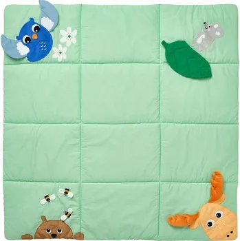 Hrací deka IKEA SANDBI Hrací Podložka, skandinávská příroda/pestrobarevná, 100x100 cm