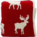 HOME ELEMENTS Beránková deka s jacquard vzorem 150 x 200 cm, 480 GSM (cs, Home Elements)