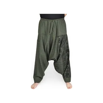 Dámské kalhoty Harémové kalhoty aladin PATHA, zelená