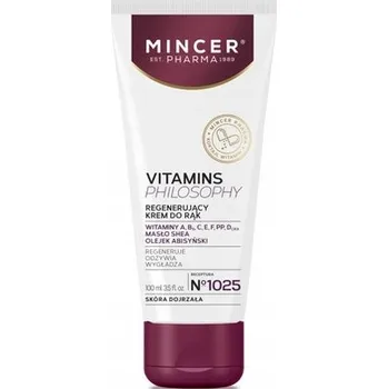 Péče o ruce Mincer Pharma Vitamins Philosophy regenerační krém na ruce No.1025 100ml