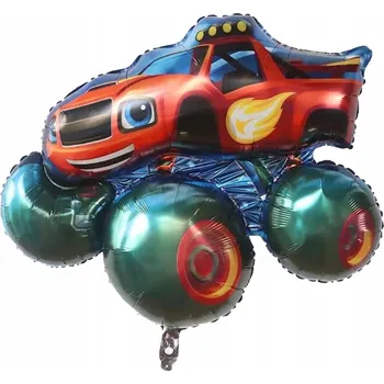 Balónek FÓLIOVÝ BALÓN NAROZENINY BLAZE AUTO VELKÝ NA HELIUM