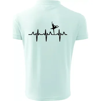 Pánská košile EKG balet - Polokošile pánská Pique Polo 203 - 4XL ( Frost )