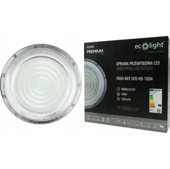 Průmyslové svítidlo Průmyslové LED svítidlo Ecolight High-Bay 100W 10000lm 90° IP65