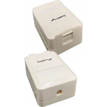 Elektroinstalační krabice Lanberg Krabice na omítku pro jeden keystone modul