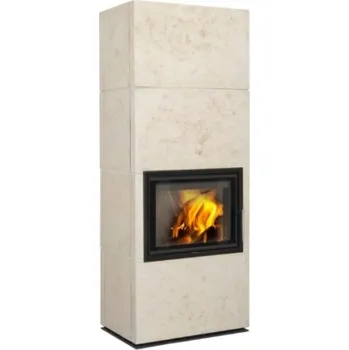 Krbová kamna Romotop Solid F bílý mramor 96398