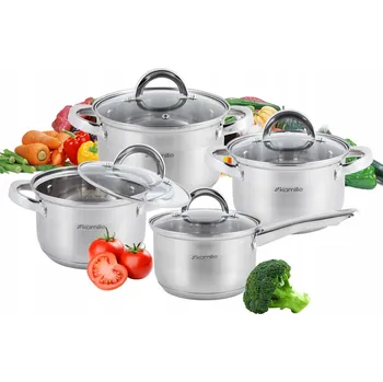 Hrnec Sada hrnců Kamille , nerezová ocel 8 dílů