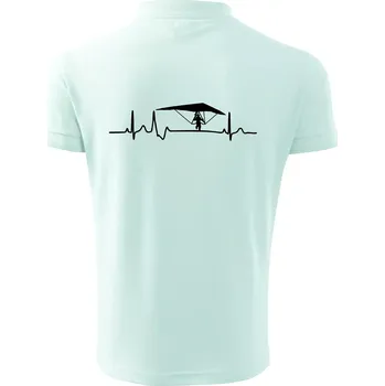 Pánská košile EKG rogalo - Polokošile pánská Pique Polo 203 - 4XL ( Frost )