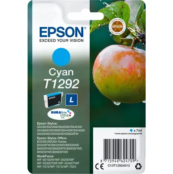 Počítačové příslušenství Originální inkoust Epson T1292 Azurový pro SX235W SX430W SX525WD