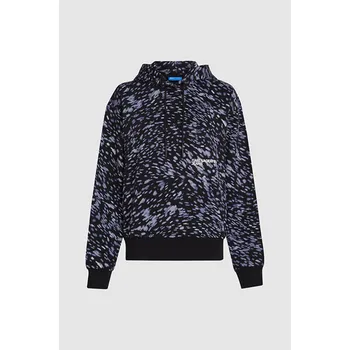 Dámská mikina MIKINA KARL LAGERFELD JEANS KLJ RELAXED AOP LIGHTS HOODIE DIGITAL LIGHT AOP