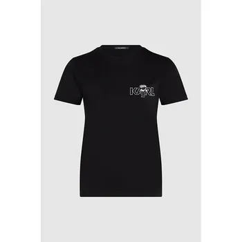 TRIČKO KARL LAGERFELD IKON SEASONAL SLIM FIT T-SHIRT BLACK