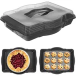 Orion Grey s víkem 45 x 34,5 x 6/9,5 cm 154033