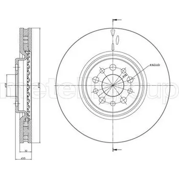 Brzdový kotouč Brzdový kotouč CIFAM (800-821C)