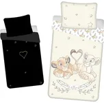 Jerry Fabrics Povlečení Lion King Best friends svítící efekt 140x200, 70x90 cm