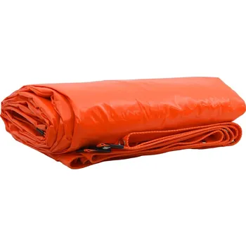Krycí plachta vidaXL Plachta 650g / m² Oranžová 2,5 x 4,5 m