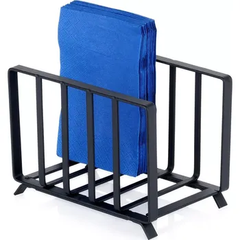 Stolování kovový stojan na ubrousky Misty 14 cm