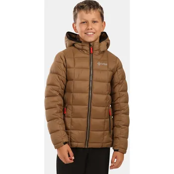 Dívčí bunda Chlapecké bunda KILPI REBEKI-JB ZJ0103KI HNĚDÁ 110