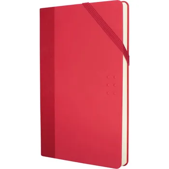 Zápisník Zápisník čistý MILAN 210 x 140 mm červený