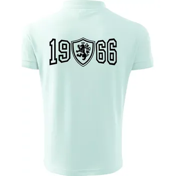 Pánská košile Narozeninový motiv - znak - 1966 - Polokošile pánská Pique Polo 203 - 3XL ( Frost )