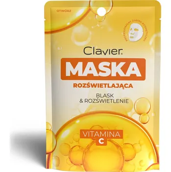 Pleťová maska Rozjasňující pleťová maska v plátýnku CLAVIER s vitamínem C