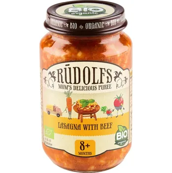 Rudolfs BIO Lasagne s hovězím masem 190 g (od 8 měsíců)