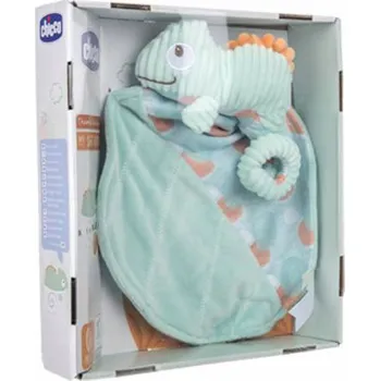 Chicco My Sweet Doudou Kameleon, heboučká velurová hračka