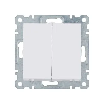 vypínač Hager Lumina Spínač schodišťový (lustrový) bílý WL0040