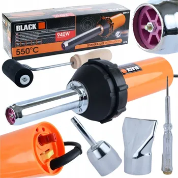 Horkovzdušná pistole Black Horkovzdušná Pistole 940 W 550 °C