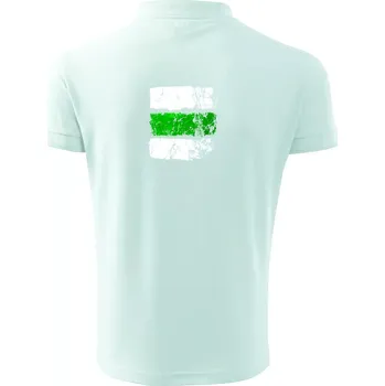 Pánská košile Turistická značka - zelená - Polokošile pánská Pique Polo 203 - S ( Frost )