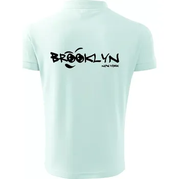 Pánská košile Brooklyn úsměv - Polokošile pánská Pique Polo 203 - 3XL ( Frost )