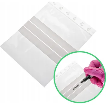 Sáček na potraviny Strunové sáčky s popisovacími poli 80x120 mm, balení 100 ks