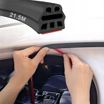 Stavební výplň Odhlučňovací těsnění do dveří automobilu samolepicí 6 otvorů 21 m