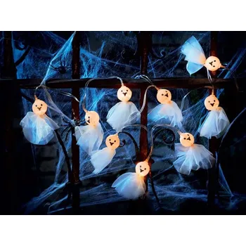 Svítící girlanda (řetěz) MELINERA duch 10 ks