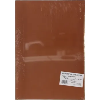 Samolepící etiketa Papír, samolepicí etikety A4 Protos hnědý 10 listů