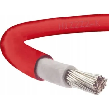 elektrický kabel Solární kabel Elpar jednožilový kulatý elektrický 6 mm2, 1 m