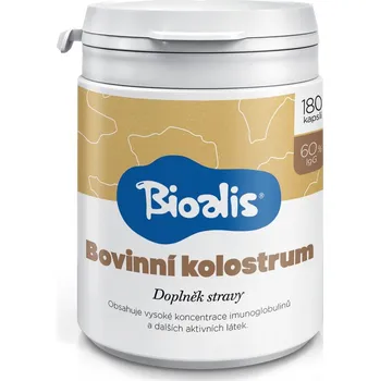 Bioalis Bovinní kolostrum 180 cps.