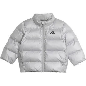 Dívčí oblečení Dětská bunda adidas Synthetic Down Glam Silver JM8870 98CM