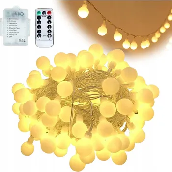 Venkovní osvětlení SVĚTELNÝ ZAHRADNÍ ŘETĚZ 13m Žárovky 100 LED Venkovní Světýlka Zahradní