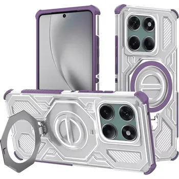 Pouzdro na mobilní telefon Kryt Motorola EDGE 60 Pro, Carbon Shield PRO, purple