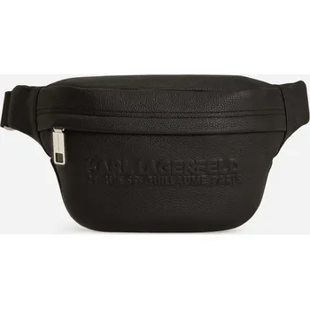 Kabelka LEDVINKA KARL LAGERFELD K/RSG LEATHER BUMBAG BLACK