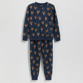 Reserved - Vánoční pyžamo - tmavomodrá - 984HI-59X - 984HI-59X-U14