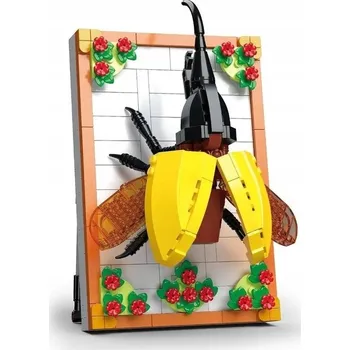 ostatní stavebnice STAVEBNICE 3D ČELIST NA TABULI MODEL DEKORATIVNÍ 425 KUSŮ