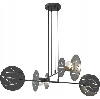 Emibig XOTIC 4 BL Závěsné svítidlo Ocel lakovaná práškově Černá 15W