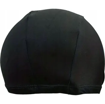 Čepice Plavecká čepice látková na bazén tmavě grafit - velikost S/M