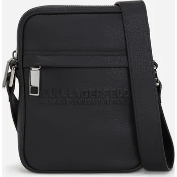 Kabelka CROSSBODY KARL LAGERFELD K/RSG LEATHER NS CROSSBODY BLACK