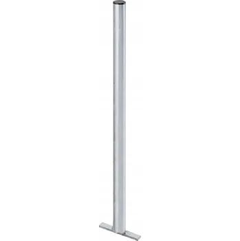 Odpadkový koš Ocelový pozinkovaný sloupek pro uliční odpadkový koš