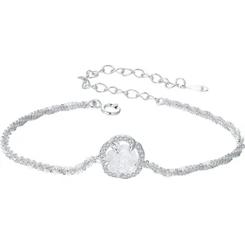 Náramek Dámský stříbrný náramek RAFIDAH Ag 925
