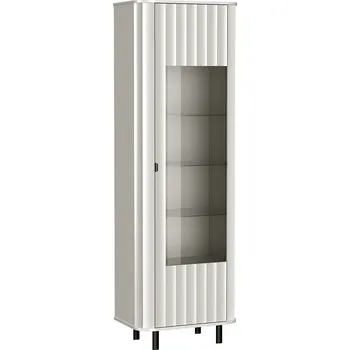 Knihovna Vitrína 1D JOLY alpská bílá