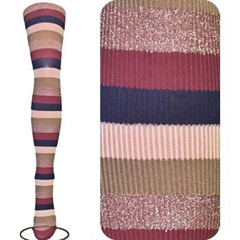 Podprsenka Vzorované Punčocháče Calzamia 80 DEN, vícebarevné, velikost 2