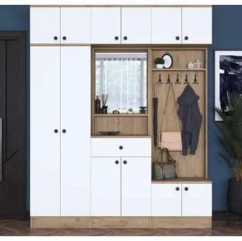 Předsíňová stěna RAGONA předsíňová stěna, ořech/bílá