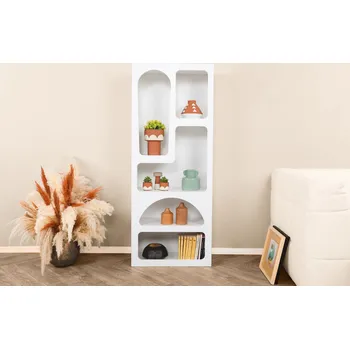 Knihovna ZERBOLO policový regál, bílá